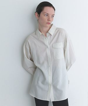 벨트 스트라이프 셔츠 NEW6SB230