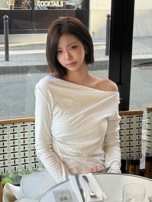 보트넥 셔링 티셔츠 NEW6SE207