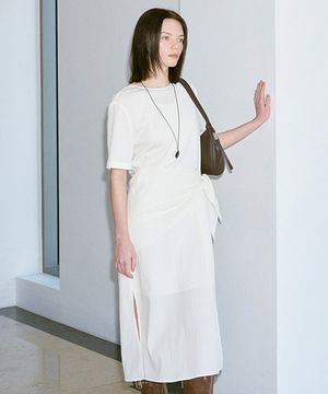 스카프 레이어드 원피스 NEW6MO306