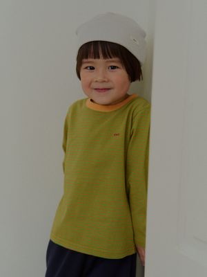 SPRING CANDY STRIPE TEE_GREEN