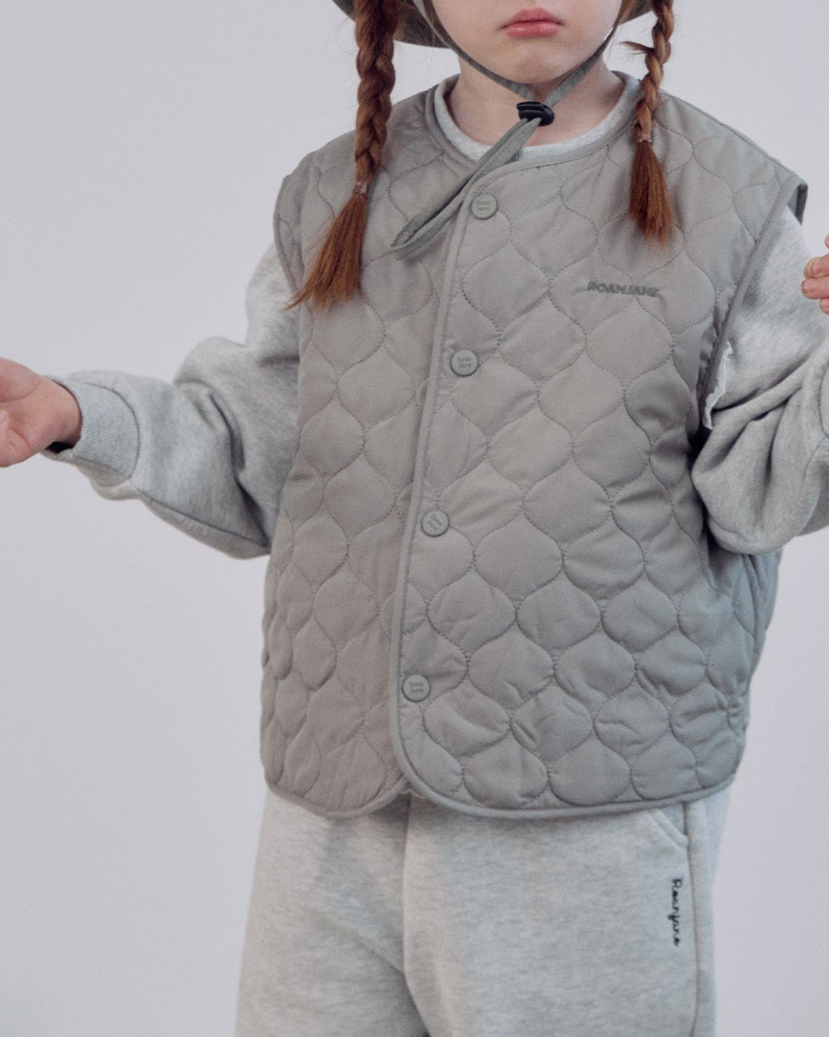 로아앤제인(ROANJANE) (리버서블)헌팅 베스트