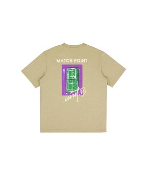 매치포인트 그래픽 티셔츠-KK