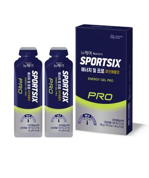 (체험팩) 스포식스 운동중 에너지 젤 프로 파인애플 2포