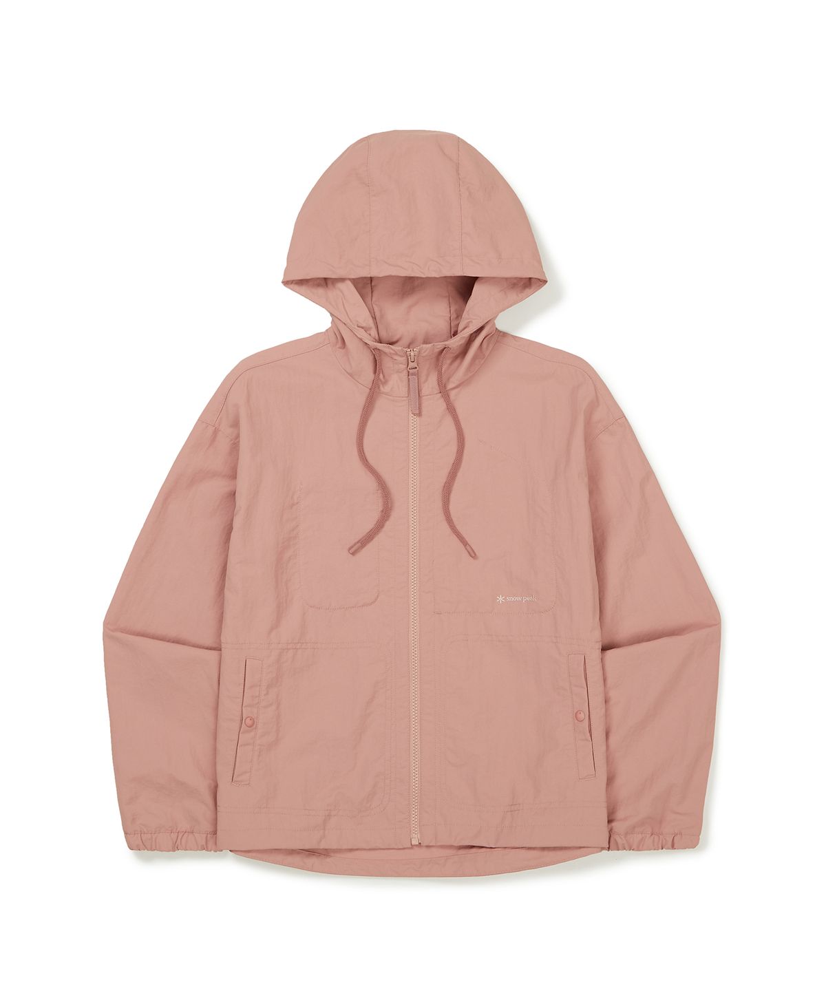 스노우피크 어패럴(SNOWPEAK APPAREL) S23MWLWB52 타슬란 우먼스 세미크롭 바람막이 Coral