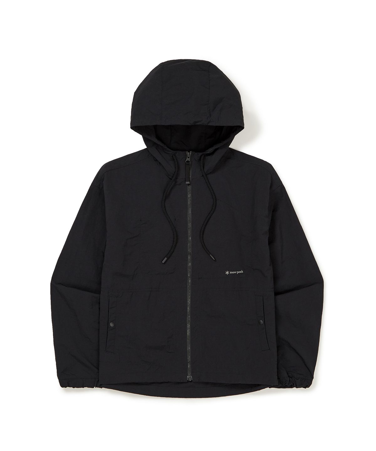 스노우피크 어패럴(SNOWPEAK APPAREL) S23MWLWB52 타슬란 우먼스 세미크롭 바람막이 Black