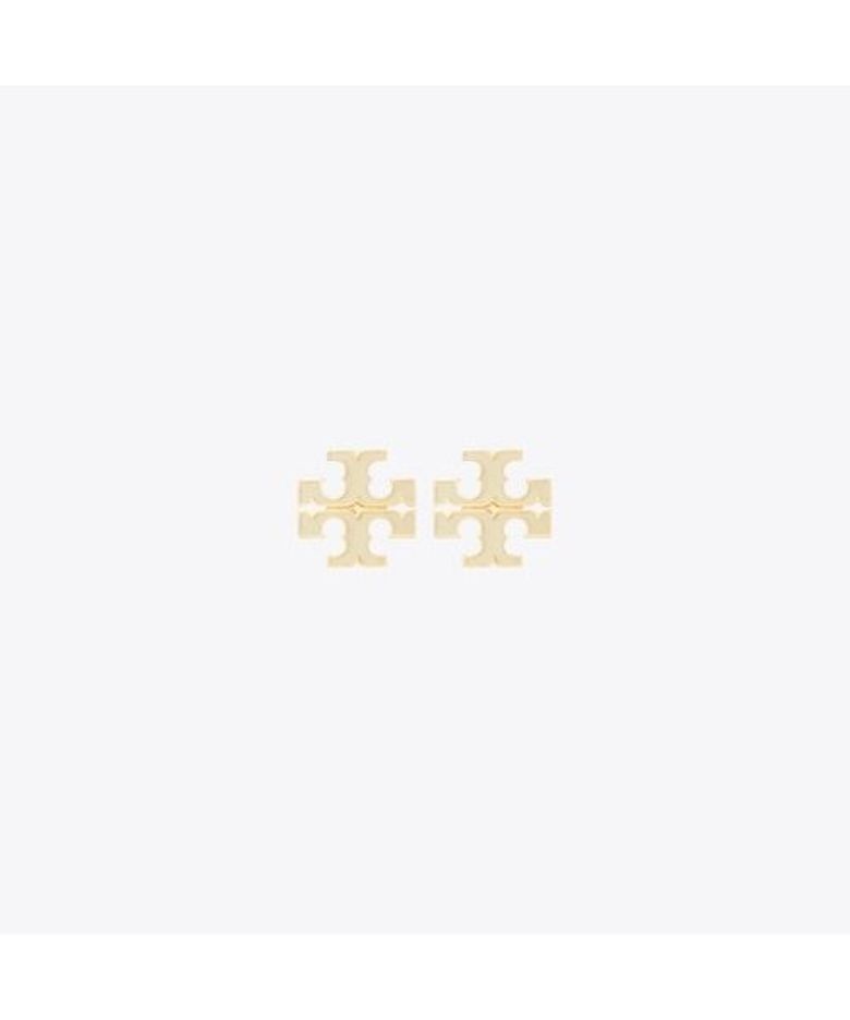 스몰 아이콘 에나멜 스터드 이어링 - 뉴 아이보리