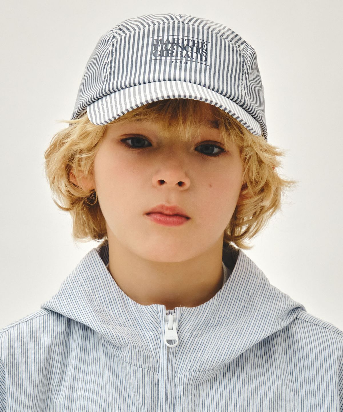 마리떼 키즈(MARITHÉ KIDS) KIDS CLASSIC LOGO NYLON CAMP CAP navy