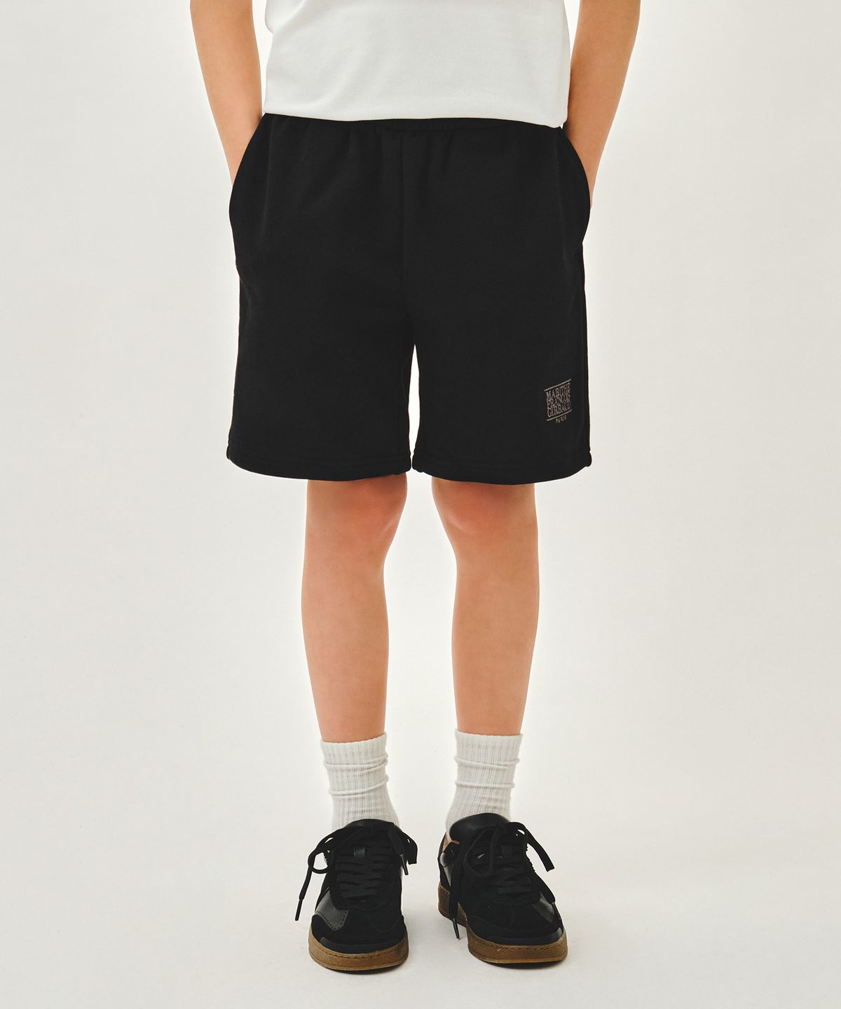 마리떼 키즈(MARITHÉ KIDS) KIDS CLASSIC LOGO SWEAT SHORTS black black