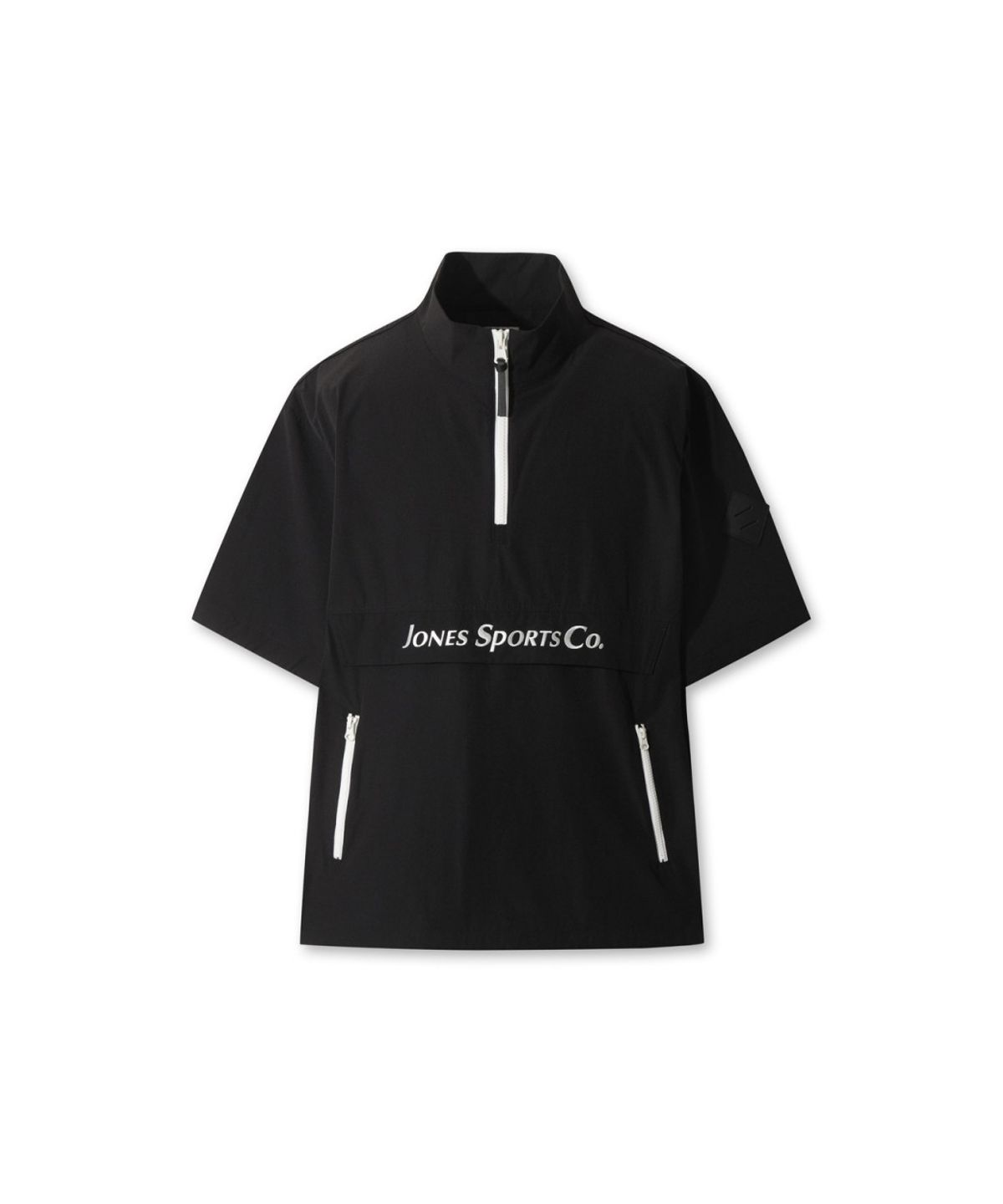 왁(WAAC) [WAAC X JONES] Men’s Typo Half-zip Anorak(SET-UP) WMVAM26270BKX