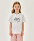 KIDS NECK POINT LETTERING TEE white