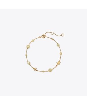 델리케이트 키라 펄 브레이슬릿 - 토리 골드 / 크리스탈 / 펄