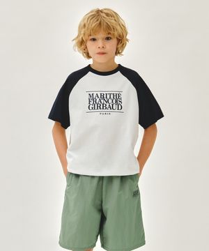 KIDS CLASSIC LOGO RAGLAN OVERSIZED TEE navy