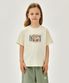KIDS MARINE BEAR CLASSIC LOGO TEE light yellow