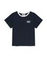 KIDS SMALL CLASSIC LOGO RINGER TEE navy