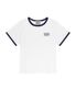 KIDS SMALL CLASSIC LOGO RINGER TEE white