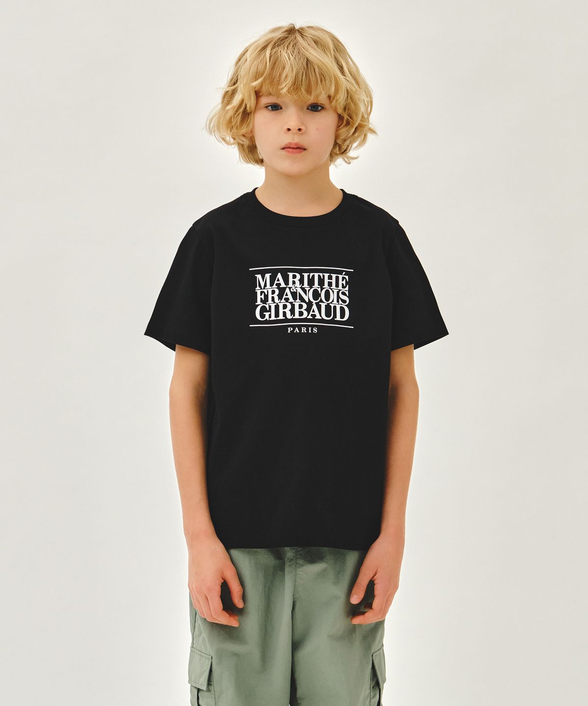 마리떼 키즈(MARITHÉ KIDS) KIDS CLASSIC LOGO TEE black