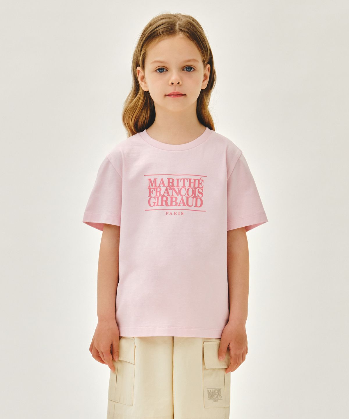 마리떼 키즈(MARITHÉ KIDS) KIDS CLASSIC LOGO TEE pink