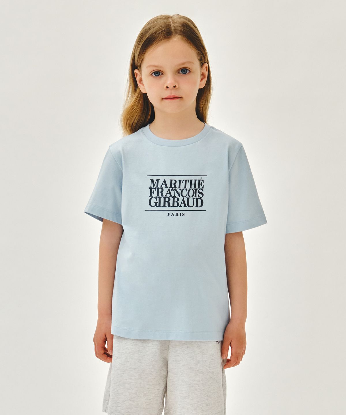 마리떼 키즈(MARITHÉ KIDS) KIDS CLASSIC LOGO TEE light blue