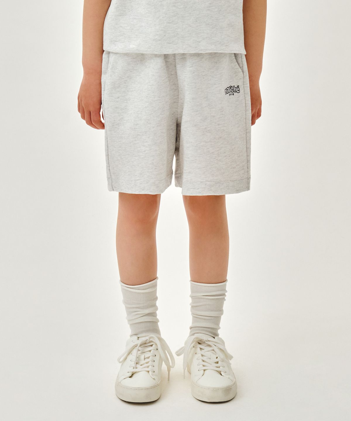 마리떼 키즈(MARITHÉ KIDS) KIDS SWEAT SHORTS light heather gray
