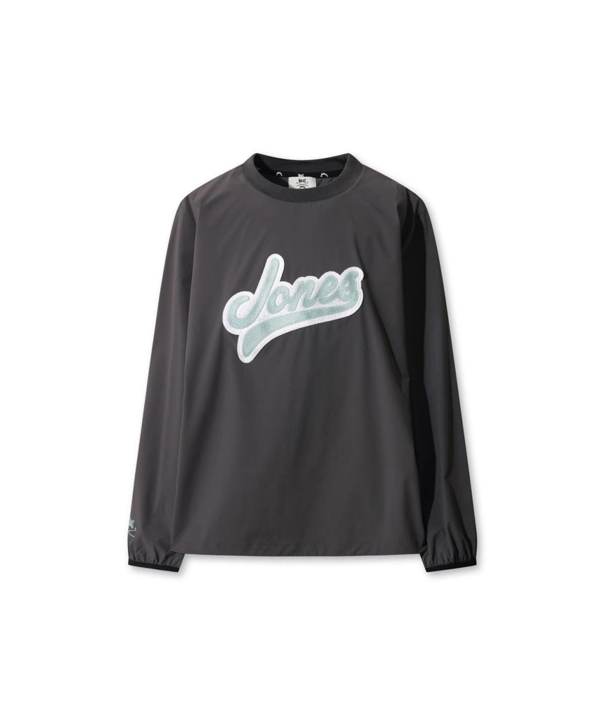 왁(WAAC) JONES Men’s Curved Logo Pullover WMUAS26171GYD