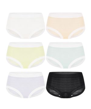 [6PACK] 에센셜 에어리 링클 팬티