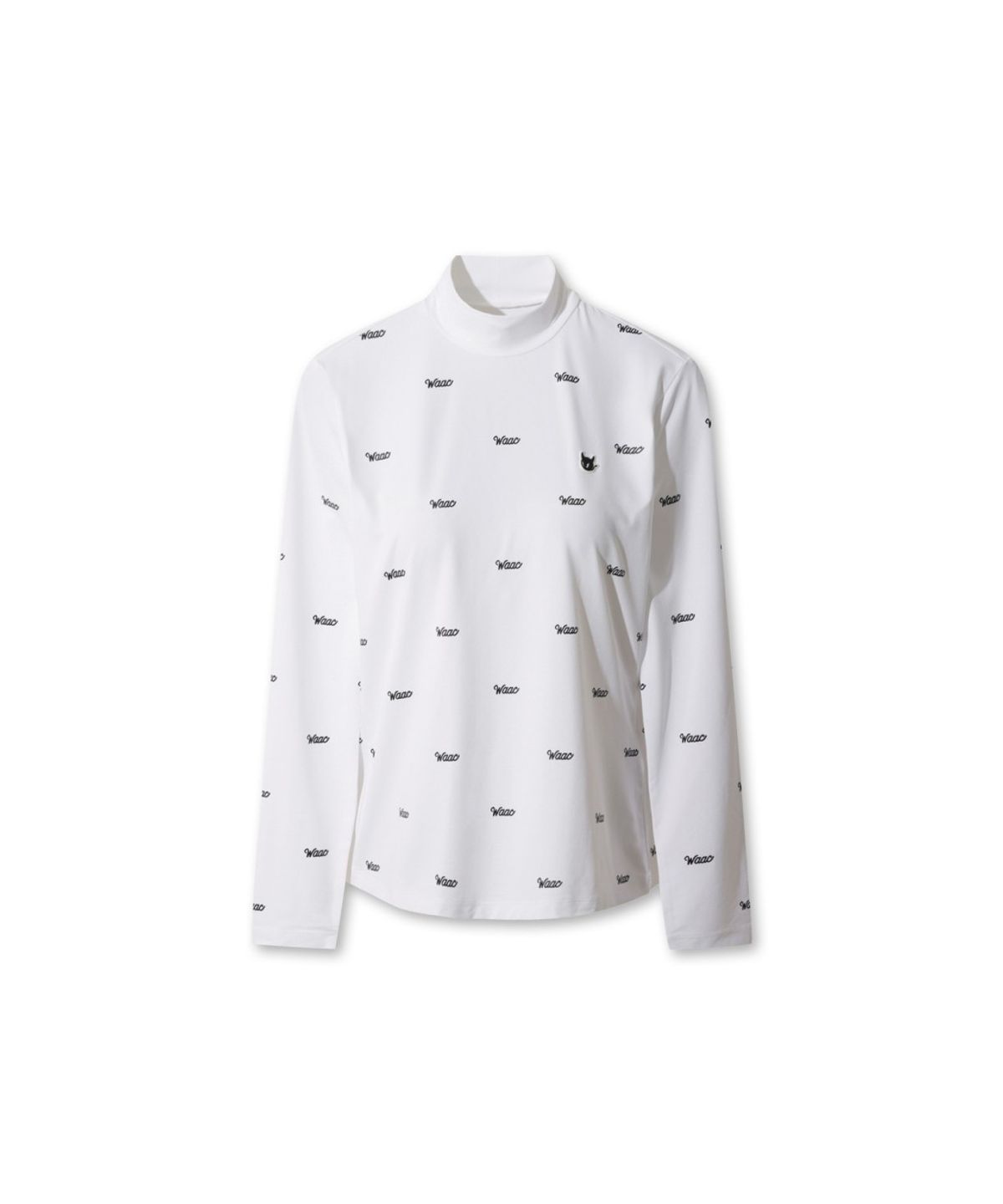 왁(WAAC) Logo Pattern Highneck Top WWTBS26103WHX