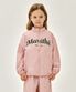 KIDS LETTERING LOGO WINDBREAKER pink