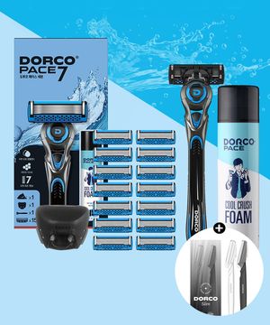 페이스7 면도기 대용량 풀세트 7호(핸들+면도날 총15입+폼+케이스)+증정(눈썹칼2P)