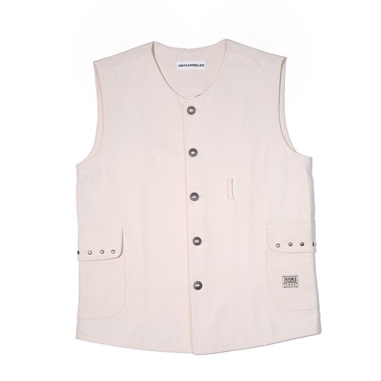 VINTAGE WORKWEAR VEST - IVORY