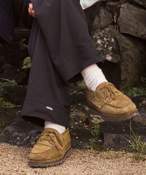 [라이즈PICK] 레가타 스웨이드 보트 로퍼 카키