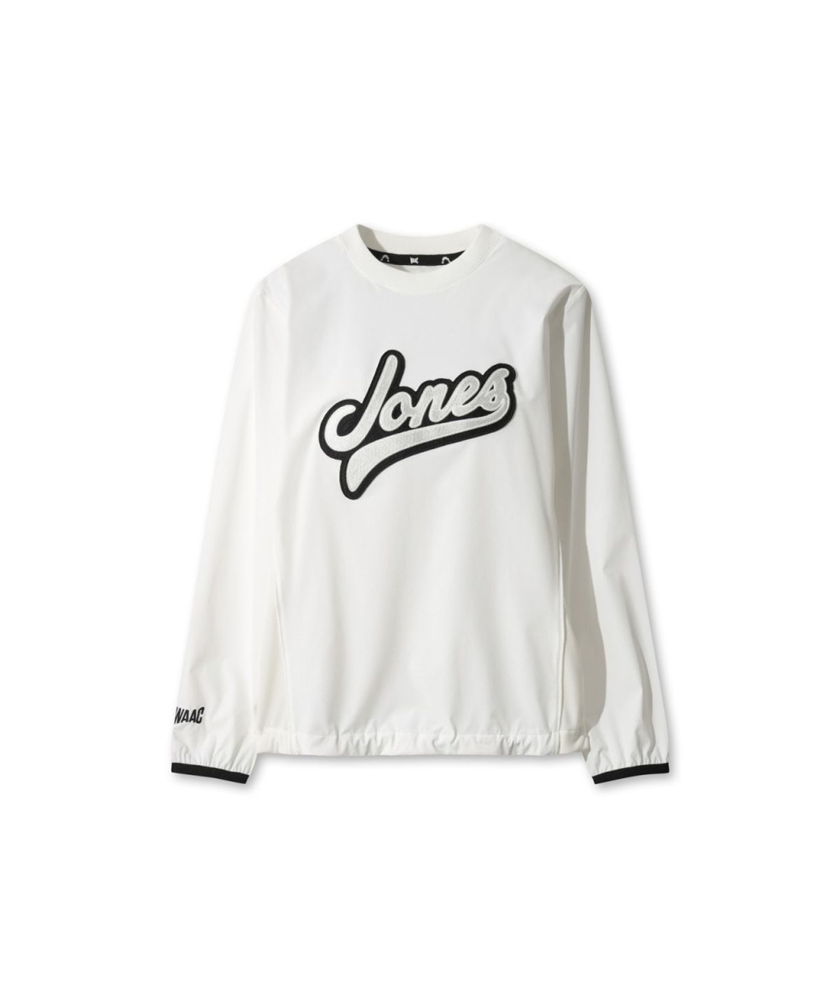 왁(WAAC) JONES Women’s Curved Logo Pullover WWUAS26171WHX