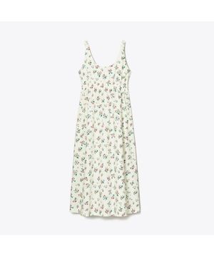 프린티드 포플린 탱크 드레스 - 멀티 딧시 플로럴