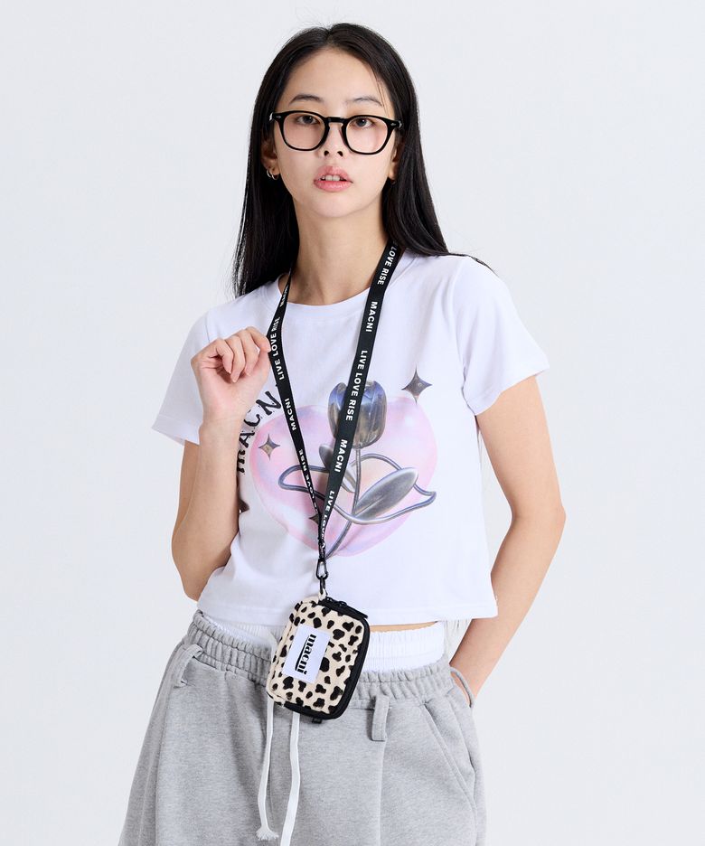STRAP MINI WALLET BEIGE