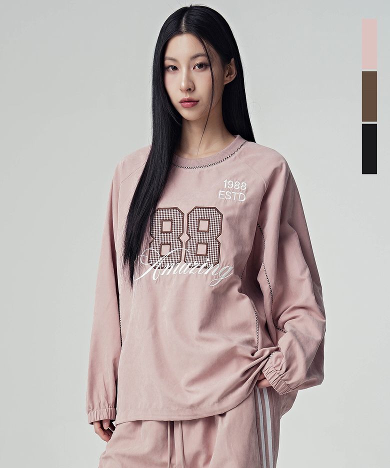 88 어메이징 스프링 스웨이드 맨투맨_3Colors