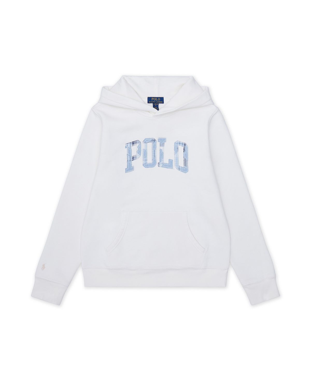 폴로 랄프 로렌 칠드런(POLO RALPH LAUREN CHILDREN) 로고 플리스 후디-화이트