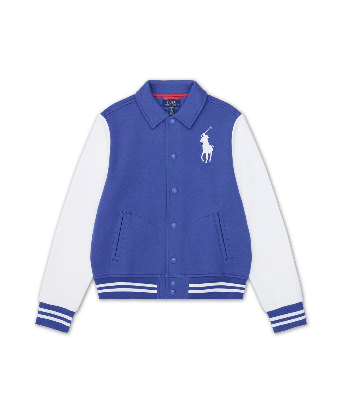 폴로 랄프 로렌 칠드런(POLO RALPH LAUREN CHILDREN) 빅 포니 플리스 베이스볼 재킷-멀티 컬러