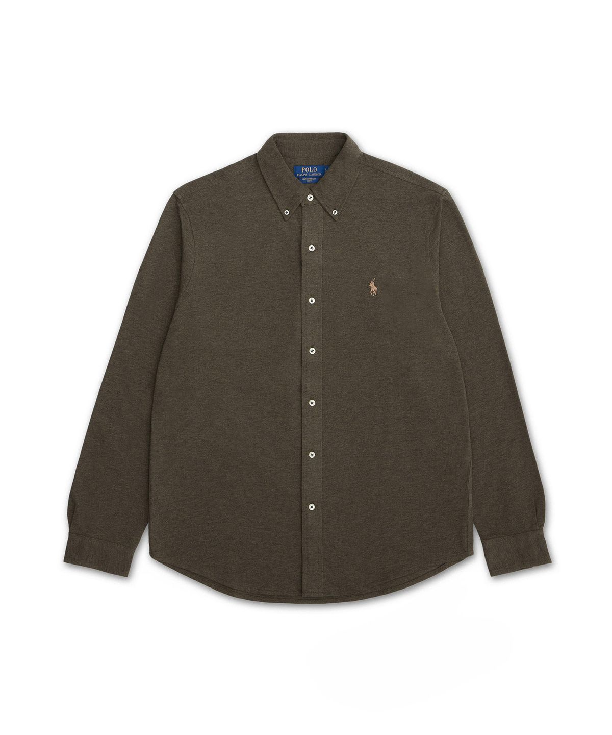폴로 랄프 로렌(POLO RALPH LAUREN) 페더웨이트 메시 셔츠-그린