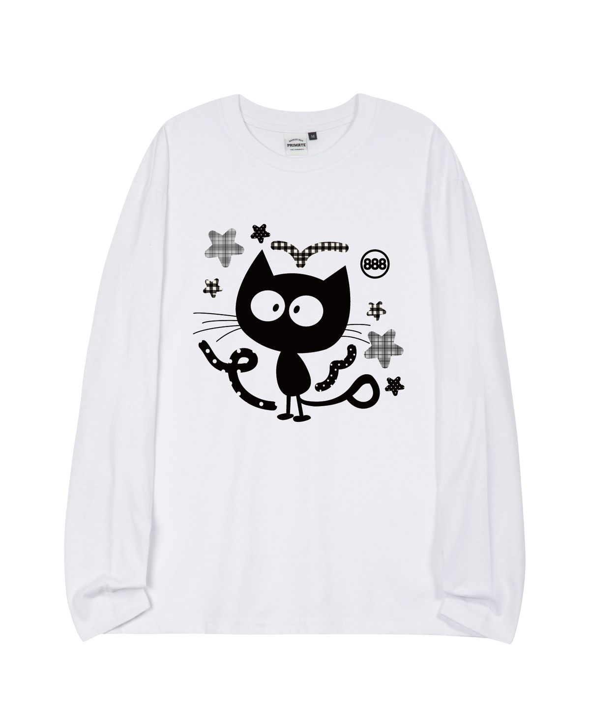 프라임에이트(PRIMATE) MEOW 오버핏 롱 슬리브 4 COLORS