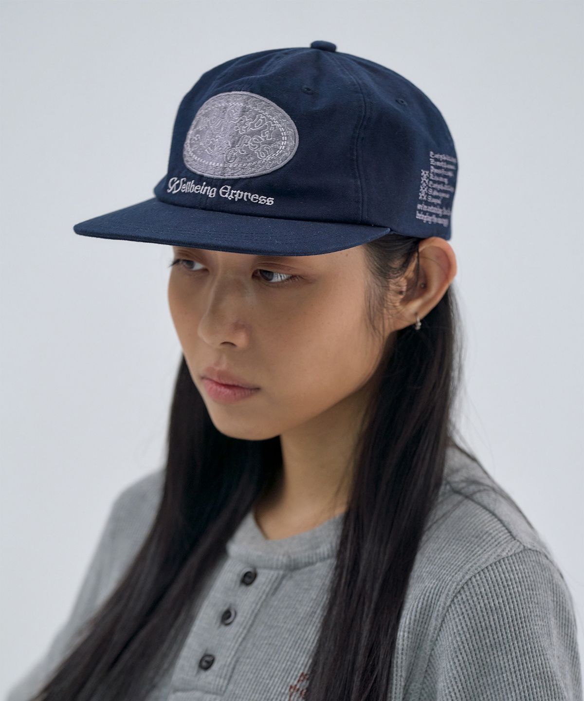 웰빙익스프레스(WELLBEING EXPRESS) PEACE Pigeon Cap Navy