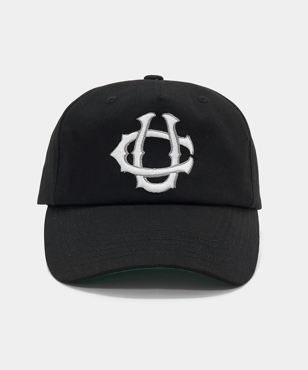 컬럼비아 유니버시티(COLUMBIA UNIVERSITY) CU EMB 5 PANEL OVERSIZED CAP_BLACK