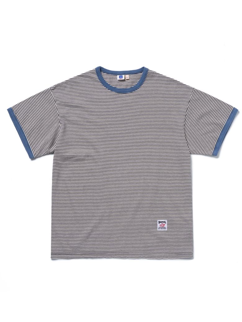 LOT.053 스트라이프 티셔츠 차콜