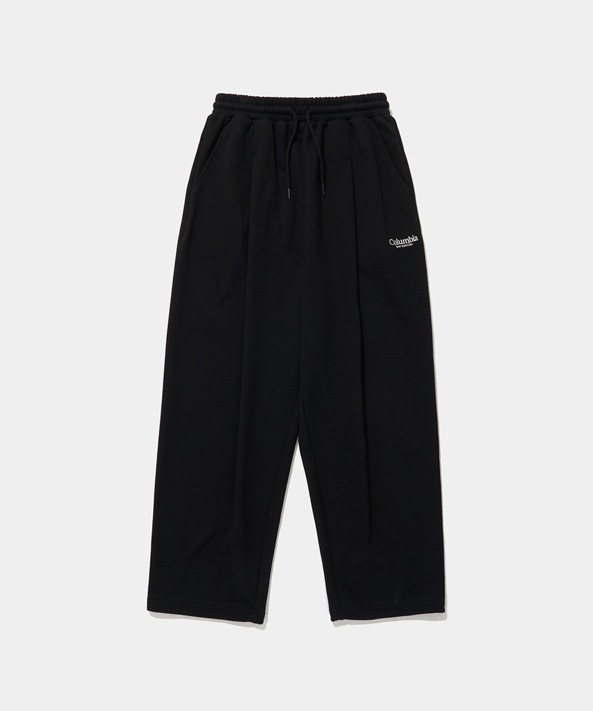 컬럼비아 유니버시티(COLUMBIA UNIVERSITY) NYC EMB PINTUCK TERRY SWEATPANTS_BLACK