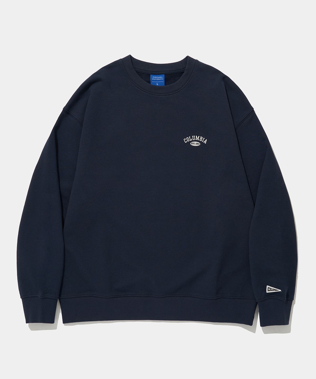 컬럼비아 유니버시티(COLUMBIA UNIVERSITY) CU ARCH TERRY CREW NECK_NAVY