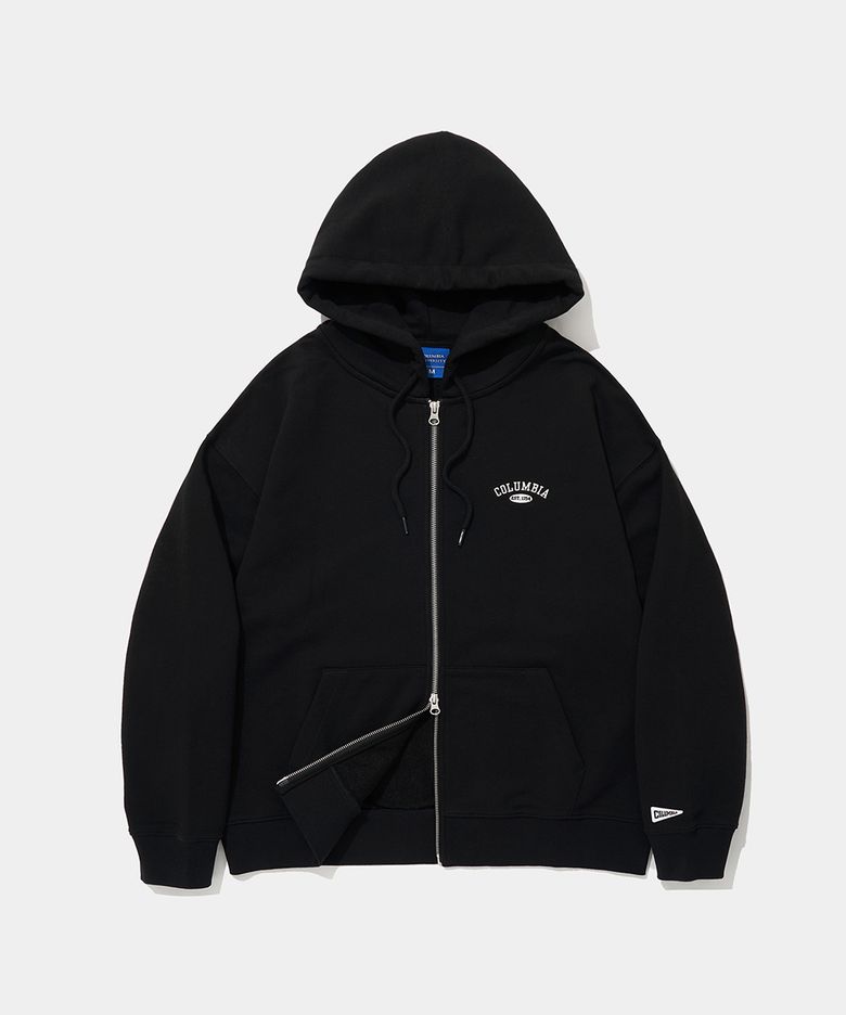 CU ARCH TERRY ZIP-UP HOODIE_BLACK