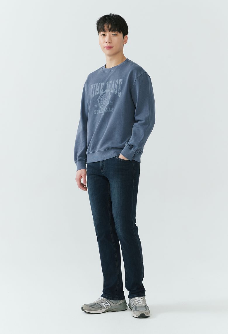 [26SS] 남성) 코듀라 쿨맥스 다크 인디고 밴드 스트레이트핏 타이트 IG AQ1DIG112-DB