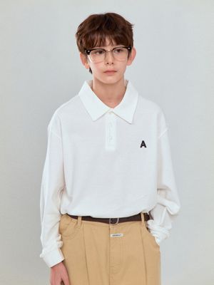 A LOGO PK POLO SHIRT IVORY