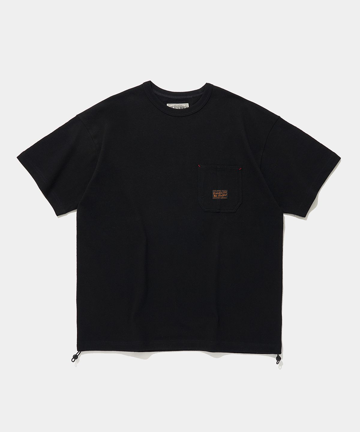 컬럼비아 유니버시티(COLUMBIA UNIVERSITY) SL-LABEL POCKET STRING S/S T-SHIRTS_BLACK
