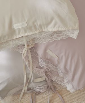 아뜰리에 알러지케어 실크코튼필 레이스 베개커버 3종