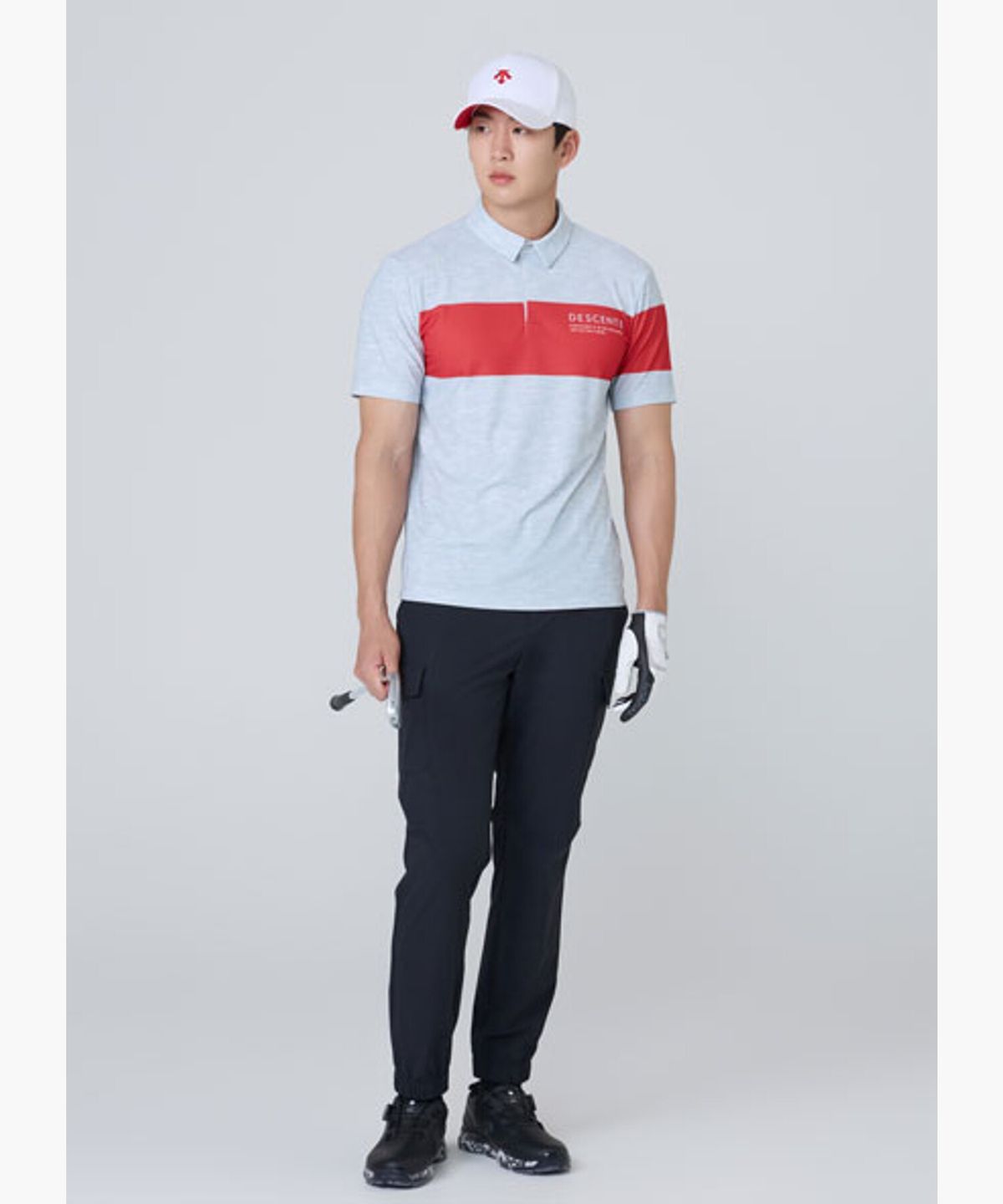 데상트 골프(DESCENTE GOLF) 남성 우븐 조거 팬츠  DR12MFPT32