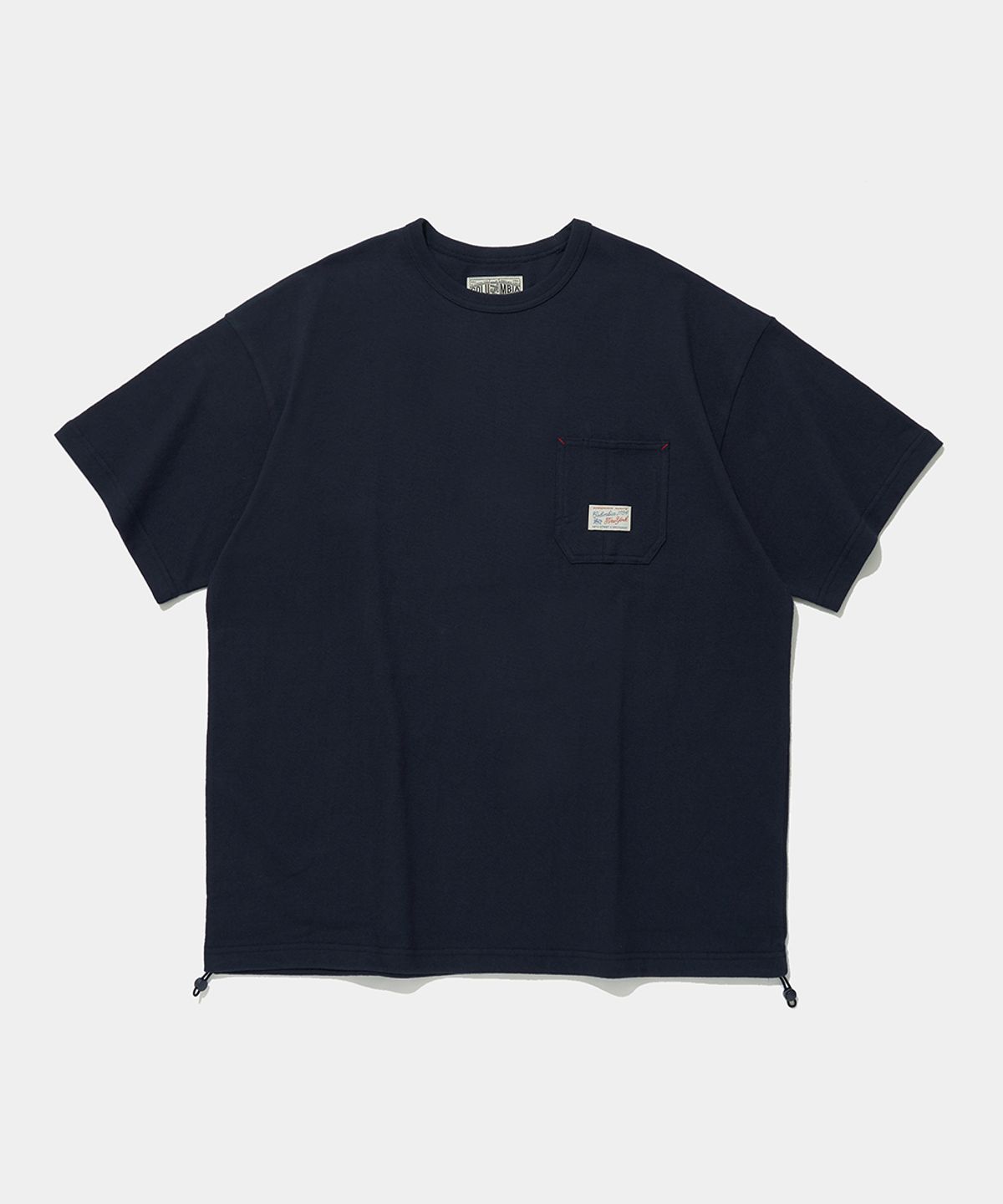컬럼비아 유니버시티(COLUMBIA UNIVERSITY) SL-LABEL POCKET STRING S/S T-SHIRTS_NAVY